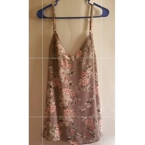 Torrid size 3 gray, tie back cami